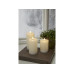 Star Trading LED-Kerze Flamme Flow, Ø 7.5 x 12.5 cm, Weiss