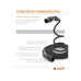 Lapp Ladekabel für Elektroauto Typ 2, 7.4kW, 32A, 5 m, Schwarz
