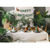 Partydeco Partyhüte Dinosaurier 14 cm, 6 Stück
