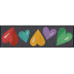 Salonlöwe Fussmatte Big Hearts Colorful 30 cm x 100 cm Salonlöwe Fussmatte Big Hearts Colorful 30 cm x 100 cm
