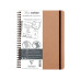 Clairefontaine Notizbuch AgeBag A5+, dotted, Beige