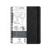 Clairefontaine Notizbuch AgeBag A5+, dotted, Schwarz