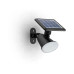 Philips Solar Jivix Spotleuchte Wand, Lichtsensor, 2700K, schwarz