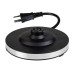 FURBER Wasserkocher Vetro 1 l, Silber/Transparent