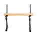 small foot Trapezschaukel mit Turnringen «Black Line»