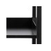 AC Design Regal Wally 63 x 40 x 130 cm, Schwarz