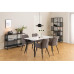 AC Design Regal Strington 120 x 35 x 83 cm, Schwarz