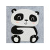 relaxdays Spielzeugkorb Panda relaxdays Spielzeugkorb Panda