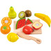 Viga Spiel-Lebensmittel Obstset zum Schneiden 17 Teile Viga Spiel-Lebensmittel Obstset zum Schneiden 17 Teile