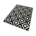 Hanse Home Teppich Diamond 120 cm x 170 cm, Schwarz/Weiss