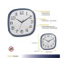 TFA Dostmann Wanduhr mit Sweep-Werk Taubenblau TFA Dostmann Wanduhr mit Sweep-Werk Taubenblau