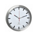 TFA Dostmann Funk-Wanduhr Silber, Ø 30 cm