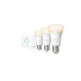 Philips Hue Starterset White, 3 x E27, 28.5 W (75 W), Dimmschalter