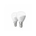 Philips Hue Leuchtmittel White, 5.7 W, E14, Luster, 2 Stück, Bluetooth