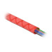 Delock Schrumpfschlauch X-Muster rutschfest 1 m x 40 mm Rot