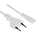 FURBER.power Netzkabel C7-T26 5.0 Weiss FURBER.power Netzkabel C7-T26 5.0 Weiss