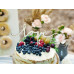 Partydeco Kuchen-Topper Love 23 x 16 cm, Holz, 1 Stück, Braun