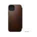 Nomad Book Cover Modern Leather Folio iPhone 15 Plus Braun Nomad Book Cover Modern Leather Folio iPhone 15 Plus Braun