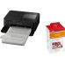Canon Fotodrucker Selphy CP1500 Schwarz inkl. Papier und Tinte