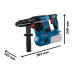 Bosch Professional Bohrhammer GBH 18 V-28 CF