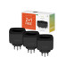 hombli Smart Socket CH, Schwarz, 3er-Set hombli Smart Socket CH, Schwarz, 3er-Set