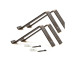 Woody Fashion Wandregal LAM006 2 Stück, 60 x 16 x 14 cm, Walnuss