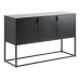 AC Design Sideboard Newton 120 x 40 x 80 cm, Schwarz