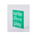 Nuuna Notizbuch GRAPHIC L WRITE LOVE PLAY