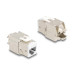 Delock Keystone-Modul RJ45 zu LSA Cat.6A Weiss, 10 Stück