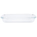 FURBER Auflaufform Glas, 2.2 L, Eckig