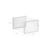 Songmics Schuhschrank Transparent/Weiss, 18er Set Songmics Schuhschrank Transparent/Weiss, 18er Set