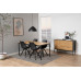 AC Design Sideboard Seaford 120 x 40 x 82 cm, Nature/Schwarz