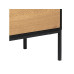 AC Design Sideboard Seaford 120 x 40 x 82 cm, Nature/Schwarz