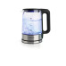 GOURMETmaxx Wasserkocher 1.7 l, Silber/Transparent