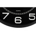 UNiLUX Wanduhr Mega Schwarz