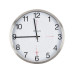 UNiLUX Wanduhr Outdoor Silber/Weiss