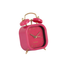 KARLSSON Klassischer Wecker Metallic Glam square Dark pink KARLSSON Klassischer Wecker Metallic Glam square Dark pink
