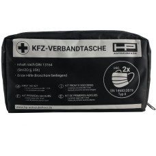HP Autozubehör Verbandtasche KFZ Schwarz