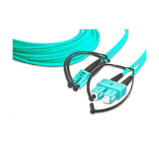 Lightwin LWL-Patchkabel Multimode LC – SC, OM3, Duplex, 0.5 m