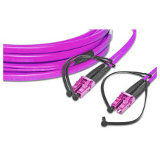 Lightwin LWL-Patchkabel Multimode LC – LC, OM4, Duplex, 0.5 m