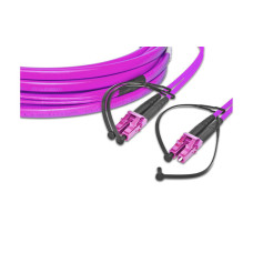 Lightwin LWL-Patchkabel Multimode LC – LC, OM4, Duplex, 15 m