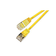 SLIM Slimpatchkabel RJ-45 - RJ-45, Cat 6, U/FTP, 5 m, Gelb SLIM Slimpatchkabel RJ-45 - RJ-45, Cat 6, U/FTP, 5 m, Gelb