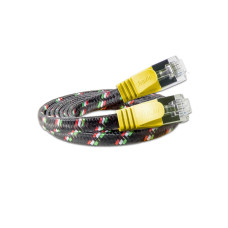 SLIM Slimpatchkabel RJ-45 - RJ-45, Cat 6, STP, 10 m, Gelb SLIM Slimpatchkabel RJ-45 - RJ-45, Cat 6, STP, 10 m, Gelb