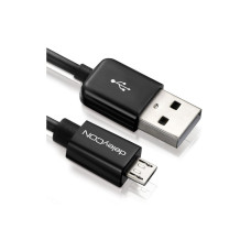 deleyCON USB 2.0-Kabel  USB A - Micro-USB B 0.5 m