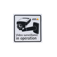 Axis Warnaufkleber Überwachung 10 Stück Axis Warnaufkleber Überwachung 10 Stück