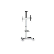 PureMounts TV-Trolley PMP PDS-0001C Schwarz/Silber