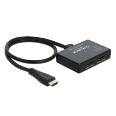 Delock 2-Port Signalsplitter HDMI- 2x HDMI 4K 60 Hz