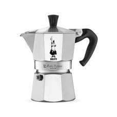 Bialetti Espressokocher Moka Express 1 Tasse, Silber
