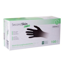 SecondSkin Einweghandschuh Nitril L, Schwarz SecondSkin Einweghandschuh Nitril L, Schwarz