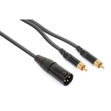 PD Connex CX58-1 XLR 3 Pole, male - Cinch 1.5 m PD Connex CX58-1 XLR 3 Pole, male - Cinch 1.5 m